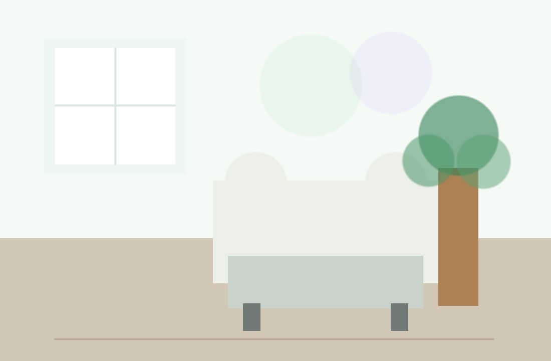 A calm, thoughtfully arranged interior space suggesting structure, safety, and support during recovery planning